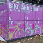 LockTec Velosafe Fahrradgarage Chemnitz lila Straße der Nationen
