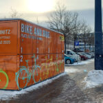 LockTec Velosafe Fahrradgarage Chemnitz orange Bahnhofstraße 2