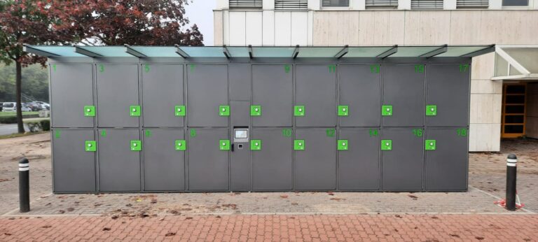 LockTec Velosafe Fahrradgarage grau/grün