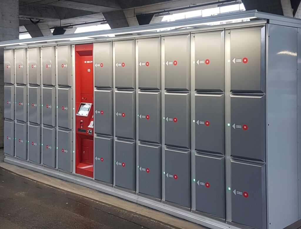 LockTec Locksafe Gepäckaufbewahrung Anlage Luzern