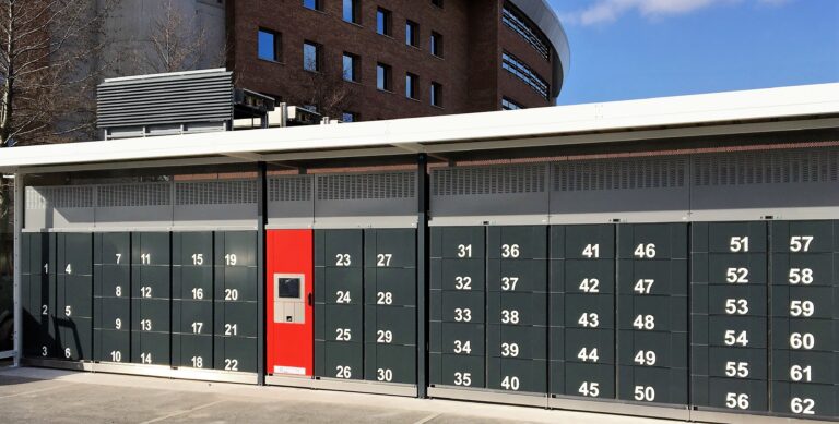 LockTec cool lockers Schließfächer Supermarkt