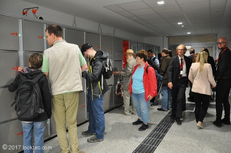LockTec Locksafe Gepäckaufbewahrung Münster Hauptbahnhof Anlage