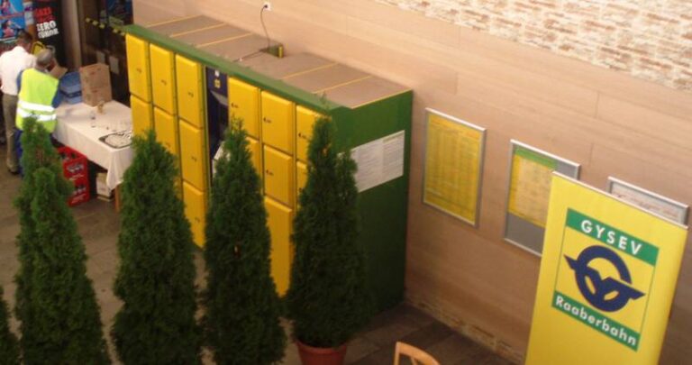 LockTec Locksafe Gepäckaufbewahrung Ungarn Raaberbahn 3