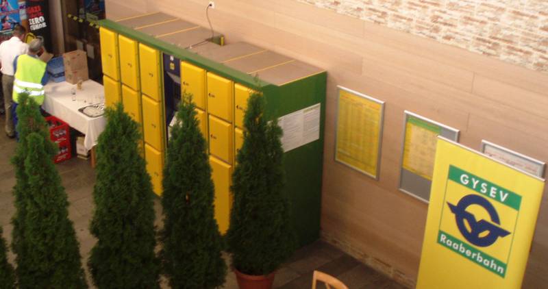 LockTec Locksafe Gepäckaufbewahrung Ungarn Raaberbahn 3